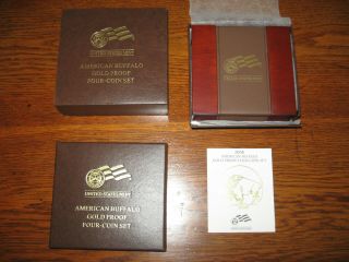 2008 - W American Gold Buffalo Four Coin Proof Set