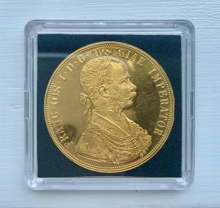 1915 Austrian - Hungarian Empire 4 Ducat Gold Coin