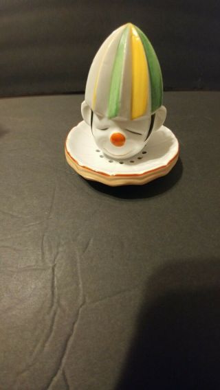 Vintage Clown Juicer Lid - Ceramic