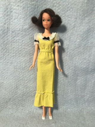1972 Quick Curl Francie Doll Dress Shoes Mod Era Tnt Mattel 4222 Barbie’s Cousin