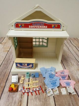 Sylvanian Families Rare Games Grandstand,  Souvenir Shop Calico Critters Htf