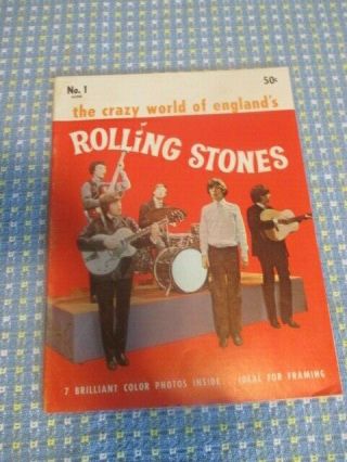 The Rolling Stones 1964 1 Mag.  Mick Jagger Brian Jones Watts Keith Richards,