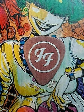 Foo Fighters Large Logo 2004 One By One Tour Shifty Guitar Pick