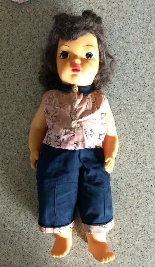 Vintage Terri Lee Doll 16 " With Tagged 2 Piece Outfit