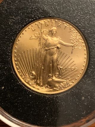 1999 $10 1/4 Oz Gold American Eagle (bu)