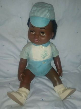 Rare Vintage Mattel African American Chatty Baby Brother & Sister 2