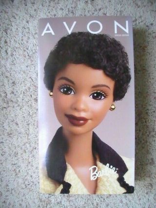 Rare,  Avon Black Representative Barbie Doll Nfrb 22203 1998