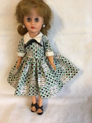 Vintage 1950s Belle Little Miss Margie 10 1/2” Doll,  One Owner.