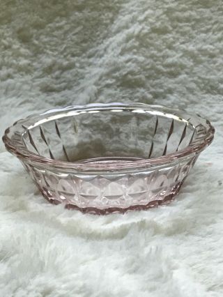 Jeannette Windsor Pink Fruit Bowl Depression Glass