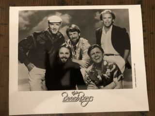 The Beach Boys 8x10 B&w Photo 1985