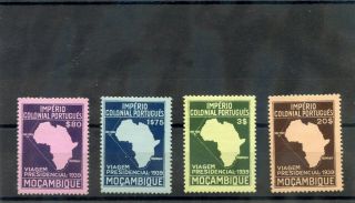 Mozambique Sc 289 - 92 (sg 379 - 82) F - Vf Ogn 1939 President 