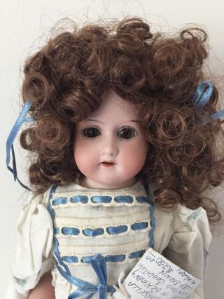Antique Armand Marseille 15” Bisque Head Doll 370 Am - 8/0x Dep