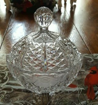 Anna Hutte Bleikristall Lead Crystal Candy Dish,  Made In Germany
