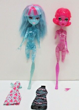 Monster High Create A Monster Cam Ice/ Blob Dolls Starter Pack Parts