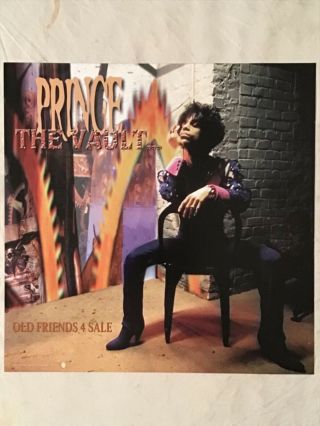 Prince 1999 Promo Poster The Vault Old Friends 4