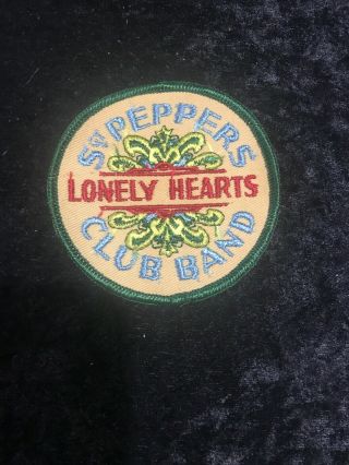 Vintage Beatles Souvenir Sgt Peppers Lonely Hearts Club Band Patch 1960’s