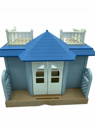 Calico Critters Sylvanian Families Conservatory Summer House Blue Rare Htf