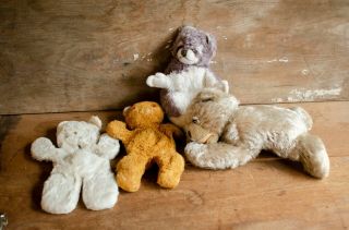 Antique Steiff Teddy Bear And Other Antique Bears And Stuffed Animals