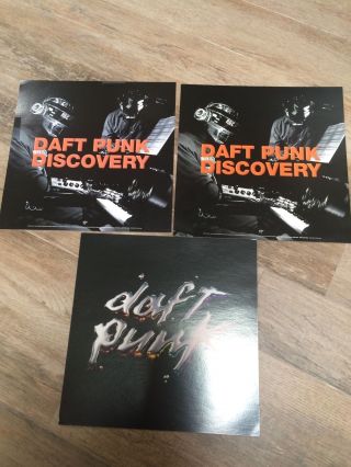 Daft Punk - (discovery) - 1 Poster - 2 Sided - 12x12 Rare Some Tape On Edges