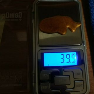 The Rhino 39.  9 gram Gold Nugget high purity 3