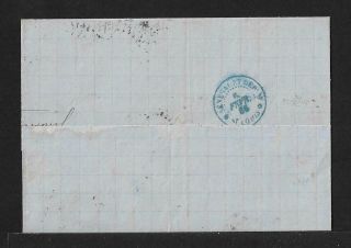 FRANCE TO SENEGAL NAPOLEON ON COVER 1866 2