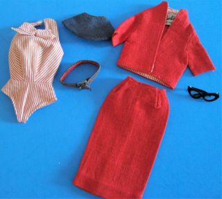 Vintage Barbie 1960 - 1961 Busy Gal 981 Outfit