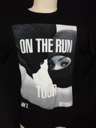 Jay Z Beyonce On The Run Tour Black Concert T Shirt Size M