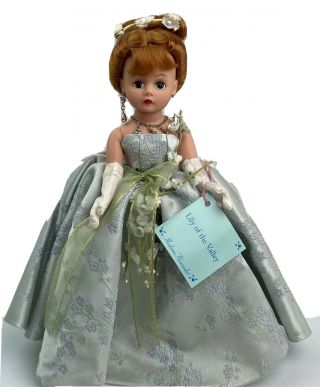 9” Madame Alexander Doll “lily Of The Valley Cissette” Elegant Redhead Stand Box