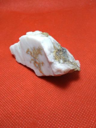 Natural Gold - In - Quartz Specimen