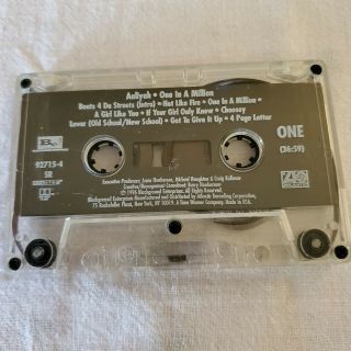 Aaliyah One In A Million 1996 Cassette