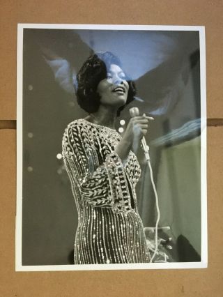 Dionne Warwick 1960s,  vintage press headshot photo with tagline 2
