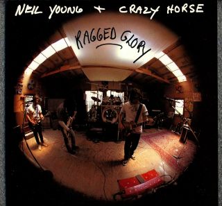 Neil Young & Crazy Horse - Ragged Glory - 2 - Sided Promo Poster Flat 12 X 12
