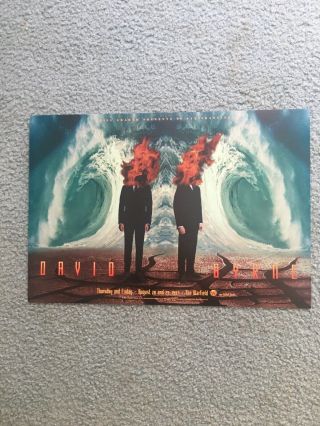 David Byrne Concert Poster Warfield Bgp172 1997 Talking Heads