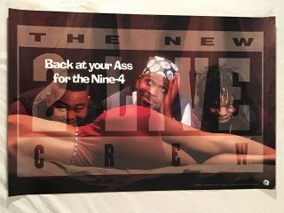 The 2 Live Crew 1993 Promo Poster Back At Your Ass Rap Hip Hop
