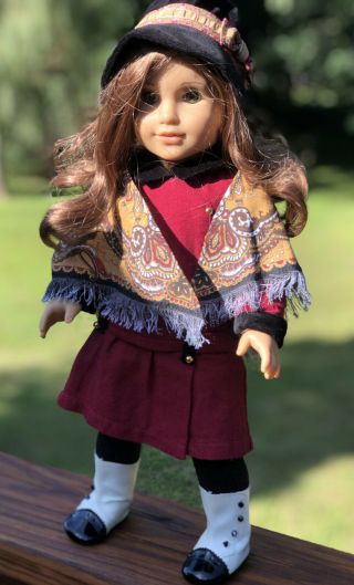 American Girl Doll Rebecca Rubin.  First Edition Retired - Meet Outfit Acces