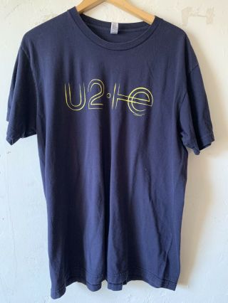 U2 Innocence And Experience Tour T - Shirt Large Navy Blue American Apparel