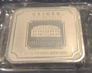 Geiger Edelmetalle X 250 Gram Silver Bar X.  999 Fine Silver X Pour Coin Oz.
