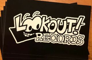 Lookout Records Vinyl Stickers (5) Green Day Screeching Weasel Queers Mtx Punk