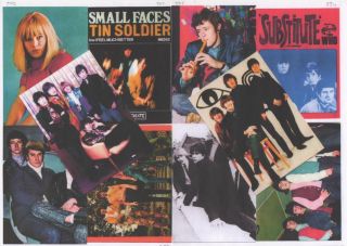 10 Uk Pop Postcards,  Small Faces,  Yardbirds,  The Who,  Donovan,  Pretty Things.  Etc