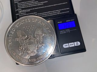 Huge 1 Troy Pound.  999 Fine Silver Round - Walking Liberty Dollar Design 1986 2