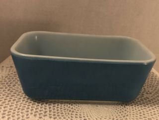 Vintage Pyrex Refrigerator Dish / 502 / Blue / No Lid