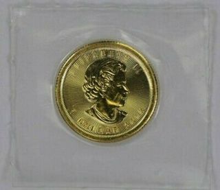 Canada Gold Maple Leaf - 1/4 Oz - $10 - Bu -.  9999 Fine - Random Date