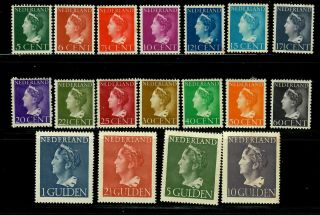 Netherlands 1940 - 47 Queen Wilhelmina Complete Set - Mh