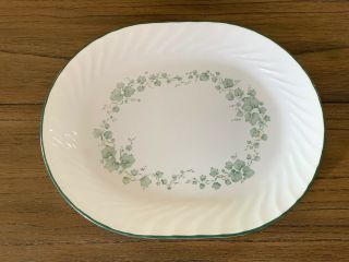 Corelle Callaway Ivy Green 12” Oval Serving Platter Plate