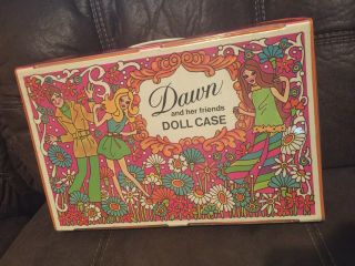 Vintage 3 Dawn and her Friends Dolls,  Case,  Clothes 2