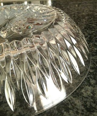 Vintage Princess House Crystal Highlights Clear Lead Crystal Divided Dish/Bowl 3