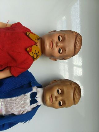 Pair Uneeda Bob Dolls 1960s