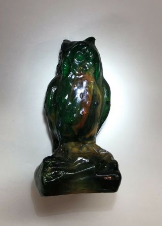 Boyd Glass Furr Green Slag Owl