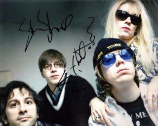 Reprint - Sonic Youth Thurston - Kim Gordon Signed 8 X 10 Glossy Photo Poster Rp