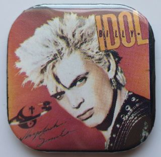 Billy Idol Vintage Button Badge Post Punk Rock Wave Pin